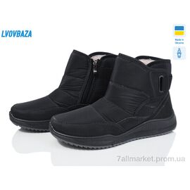 Фотография Дутики женские утепленные зима Paolla N1 чорный (8 пар р.37-42) "Lvovbaza" недорого оптом от прямого поставщика