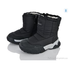 Черевики дитячі зручні Зима ABD0572R-1 black (8 пар р.28-33) "Clibee-ShoSho" недорого оптом від прямого постачальника
