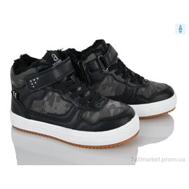 Черевики дитячі зручні Зима ABD0663R-1 black (8 пар р.28-35) "Clibee-ShoSho" недорого оптом від прямого постачальника