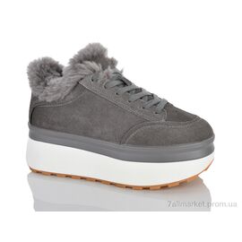 Фотография Кроссовки женские модные зима M6153-3 grey (8 пар р.36-41) "DINO ALBAT" недорого оптом от прямого поставщика