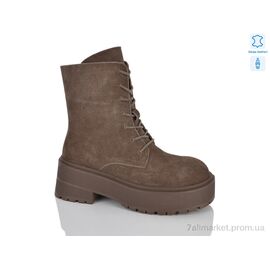 Черевики жіночі стильні Весна/осінь E5251-12 d.khaki (8 пар р.36-41) "DINO ALBAT" недорого оптом від прямого постачальника