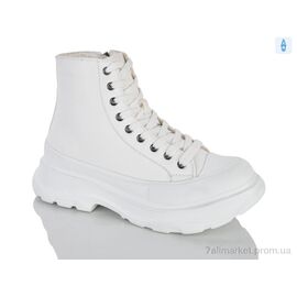Черевики жіночі стильні Весна/осінь 166-31 white-white (8 пар р.36-41) "DINO ALBAT" недорого оптом від прямого постачальника