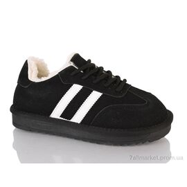 Фотография Кроссовки женские модные зима 197-187 black (8 пар р.36-41) "DINO ALBAT" недорого оптом от прямого поставщика