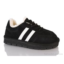Фотография Кроссовки женские модные зима 197-188 black (8 пар р.36-41) "DINO ALBAT" недорого оптом от прямого поставщика
