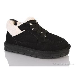 Фотография Кроссовки женские модные зима 197-189 black (8 пар р.36-41) "DINO ALBAT" недорого оптом от прямого поставщика