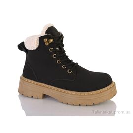Черевики жіночі стильні Весна/осінь 20-995-1 black (8 пар р.36-41) "DINO ALBAT" недорого оптом від прямого постачальника