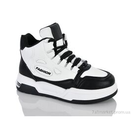 Фотография Кроссовки женские модные зима 177-35 white-black (8 пар р.36-41) "DINO ALBAT" недорого оптом от прямого поставщика