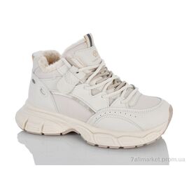 Фотография Кроссовки женские модные зима 197-168 beige (8 пар р.36-40) "DINO ALBAT" недорого оптом от прямого поставщика