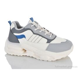 Фотография Кроссовки женские модные Весна/осень 169-24 beige-grey (8 пар р.36-41) "DINO ALBAT" недорого оптом от прямого поставщика