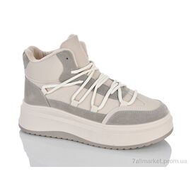 Фотография Кроссовки женские модные Весна/осень 150-3 beige (8 пар р.36-41) "DINO ALBAT" недорого оптом от прямого поставщика