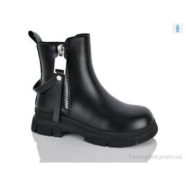 Черевики жіночі стильні Весна/осінь 197-172 black (8 пар р.36-40) "DINO ALBAT" недорого оптом від прямого постачальника