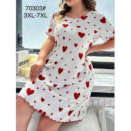 Фотография Ночнушка женская 70303 white р.58-66 "Anion" недорого оптом от прямого поставщика