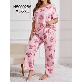 Фотография Пижама женская N500028 pink р.XL-5XL "Anion" недорого оптом от прямого поставщика