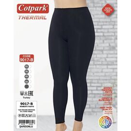 Фотография Лосины женские тёплые 9017B black р.2XL-5XL "Trikotag" недорого оптом от прямого поставщика