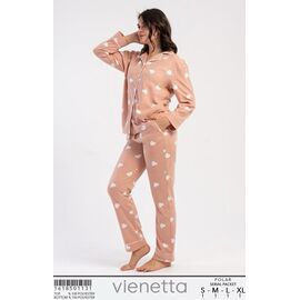 Фотография Пижама тёплая женская T2 beige р.S-XL "Trikotag" недорого оптом от прямого поставщика