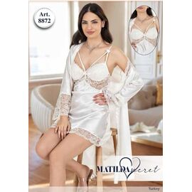 Фотография Комплект женский 8872 white р.M-2XL "Trikotag" недорого оптом от прямого поставщика