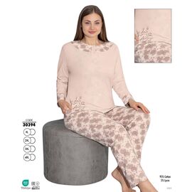Фотография Пижама женская 30394 beige р.XL-4XL "Trikotag" недорого оптом от прямого поставщика