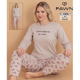 Фотография Пижама женская 1004 beige р.M-XL "Trikotag" недорого оптом от прямого поставщика