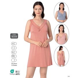 Фотография Ночнушка женская 18208 powder р.M-2XL "Trikotag" недорого оптом от прямого поставщика