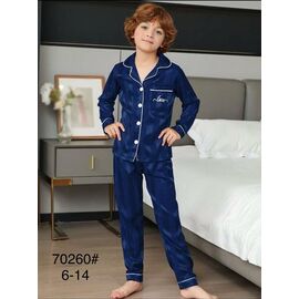 Фотография Пижама детская на мальчика 70260 navy р.6-14 "Anion" недорого оптом от прямого поставщика