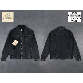 Куртка чоловіча 852 d.grey р.XL-6XL "Baron Jeans" недорого оптом від прямого постачальника
