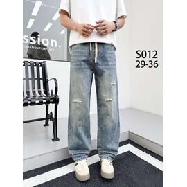 Джинси чоловічі S012 l.blue р.29-36 "Baron Jeans" недорого оптом від прямого постачальника