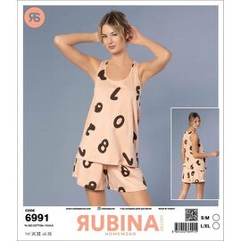 Фотография Пижама лёгкая женская 6991 beige р.S-XL "Trikotag" недорого оптом от прямого поставщика