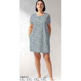 Фотография Ночнушка женская S10029 l.grey р.XL-4XL "Trikotag" недорого оптом от прямого поставщика