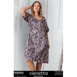 Фотография Ночнушка женская T342 grey р.XL-3XL "Trikotag" недорого оптом от прямого поставщика