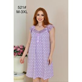 Фотография Ночнушка женская 521 purple р.50-58 "Anion" недорого оптом от прямого поставщика