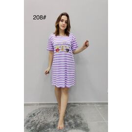 Фотография Ночнушка женская 208 purple р.52 "Anion" недорого оптом от прямого поставщика
