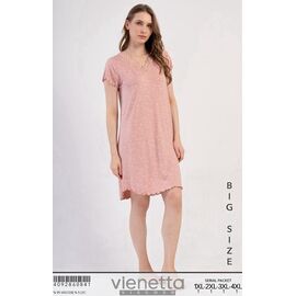 Фотография Ночнушка женская T519 pink р.XL-4XL "Trikotag" недорого оптом от прямого поставщика