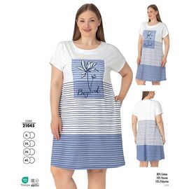 Фотография Ночнушка женская 21045 white р.XL-4XL "Trikotag" недорого оптом от прямого поставщика
