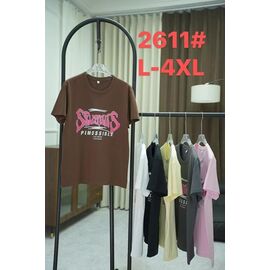 футболка жіноча 2611 white р.L-4XL "Xie" недорого оптом від прямого постачальника