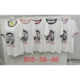 футболка жіноча B05 mix р.56-68 "Xie" недорого оптом від прямого постачальника