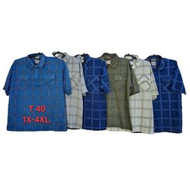 Фотография Футболка мужская T40 mix р.XL-4XL "Anion" недорого оптом от прямого поставщика