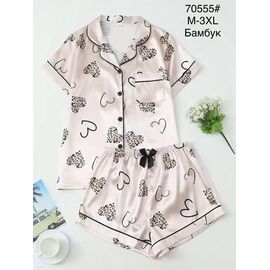 Фотография Пижама лёгкая женская 70555 beige р.M-3XL "Anion" недорого оптом от прямого поставщика