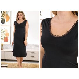 Фотография Ночнушка женская 678 black р.50 "Trikotag" недорого оптом от прямого поставщика