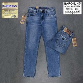 Джинси чоловічі BR9008 blue р.32-42 "Baron Jeans" недорого оптом від прямого постачальника