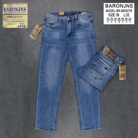 Джинси чоловічі BR9005 blue р.32-42 "Baron Jeans" недорого оптом від прямого постачальника