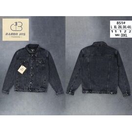 Куртка чоловіча 851 d.grey р.L-4XL "Baron Jeans" недорого оптом від прямого постачальника