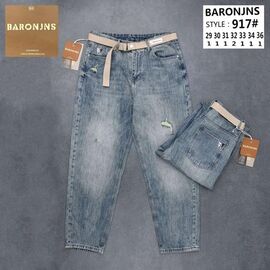 Джинси чоловічі 917 l.blue р.29-36 "Baron Jeans" недорого оптом від прямого постачальника