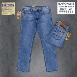 Джинси чоловічі BR9020 blue р.32-42 "Baron Jeans" недорого оптом від прямого постачальника