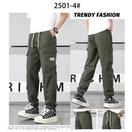 Штани спортивні чоловічі 2501-4 khaki р.29-36 "Baron Jeans" недорого оптом від прямого постачальника
