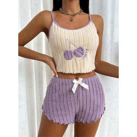 Фотография Пижама лёгкая женская TR38 purple р.S-XL "Trikotag" недорого оптом от прямого поставщика