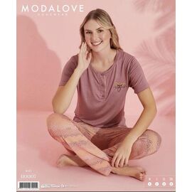 Фотография Пижама лёгкая женская 110007 pink р.M-2XL "Trikotag" недорого оптом от прямого поставщика