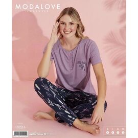 Фотография Пижама лёгкая женская 110214 purple р.M-2XL "Trikotag" недорого оптом от прямого поставщика