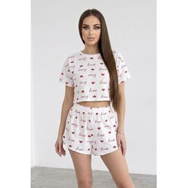 Фотография Пижама лёгкая женская 945 white-red р.S-XL "Trikotag" недорого оптом от прямого поставщика