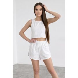 Фотография Пижама лёгкая женская 195 white р.S-XL "Trikotag" недорого оптом от прямого поставщика