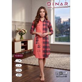 Фотография Халат женский 10869 peach р.M-2XL "Anion" недорого оптом от прямого поставщика